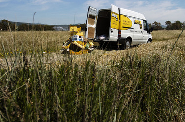 ARTE CONTEMPORANEA A PIRGI sito e riserva archeologica. Fotografie di Giulio Azzarello &copy;2014.