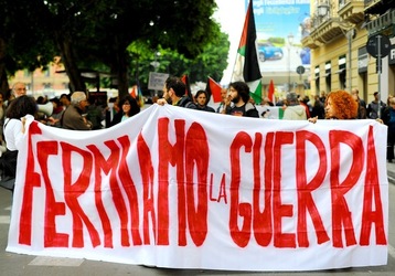 MANIFESTAZIONE per la pace in Palestina. Fotografie di Giulio Azzarello &copy;2018.