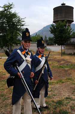 LA BATTAGLIA DI PONTE AMMIRAGLIO a Palermo lo sbarco dei mille . Fotografie di Giulio Azzarello &copy;2014.