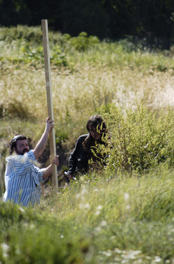 ARTE CONTEMPORANEA A PIRGI sito e riserva archeologica. Fotografie di Giulio Azzarello &copy;2014.