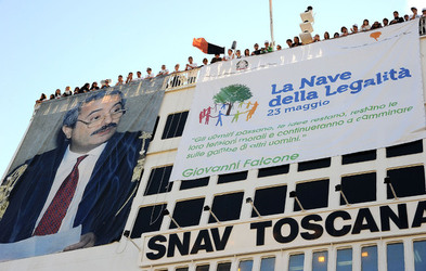 GIORNATE FALCONE E BORSELLINO a Palermo ogni anno. Fotografia di Giulio Azzarello &copy;2014.
