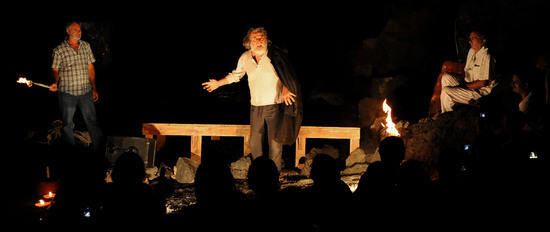 L ULISSE di e con Mimmo Cuticchio. Fotografie di Giulio Azzarello &copy;2014.