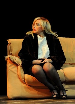 ANTONELLA RIZZO attrice siciliana italiana. Fotografie di Giulio Azzarello &copy;2018.