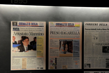 MUSEO DELLA MAFIA a Salemi. Fotografie di Giulio Azzarello 2014.