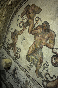 I MOSAICI della VILLA ROMANA DEL CASALE Piazza Armerina in Sicilia. Fotografie di Giulio Azzarello &copy;2014.