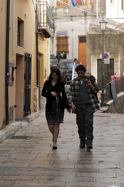 ENRICO LO VERSO famoso attore italiano di origini siciliane. Fotografie di scena e set di Giulio Azzarello &copy;2014.