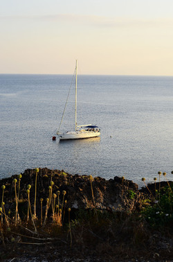 ISOLA DI USTICA la costa. Fotografie di Giulio Azzarello &copy;2016.