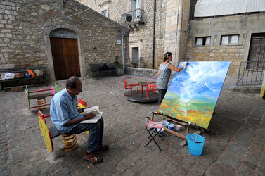 ESTEMPORANEA DI PITTURA fotografie di Giulio Azzarello ©2014. ESTEMPORANEA DI PITTURA fotografie di Giulio Azzarello ©2014.