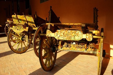 MUSEO DEL CARRETTO SICILIANO D Aumale. Fotografie di Giulio Azzarello &copy;2018.