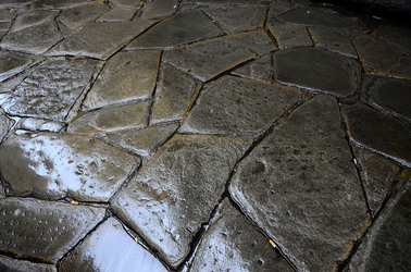 LASTRICATO nel centro storico di Firenze. Fotografie di Giulio Azzarello &copy;2016.