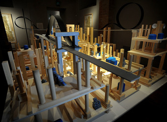 Mobile City installazione di Anne Clemence DeGrollee alla GAM di Palermo. Fotografie di Giulio Azzarello ©2017. Mobile City installazione di Anne Clemence DeGrollee alla GAM di Palermo. Fotografie di Giulio Azzarello ©2017.