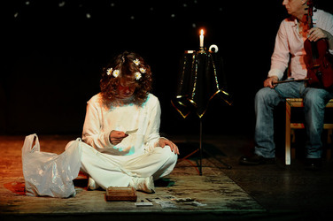 CLOCHARD uno spettacolo di e con Ludovico Caldarera. Fotografie di Giulio Azzarello &copy;2017.