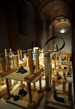 Mobile City installazione di Anne Clemence DeGrollee alla GAM di Palermo. Fotografie di Giulio Azzarello ©2017. Mobile City installazione di Anne Clemence DeGrollee alla GAM di Palermo. Fotografie di Giulio Azzarello ©2017.