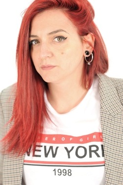 LUCREZIA artista modella attrice. Fotografie di Giulio Azzarello &copy;2018.