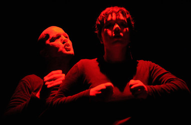 DARIO FERRARI E NINA LOMBARDINO attori italiani. Fotografie di Giulio Azzarello &copy;2014.