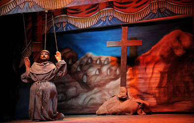 SAN FRANCESCO all Opera dei Pupi di Mimmo Cuticchio. Ogni momento fotografie di Giulio Azzarello &copy;2014.