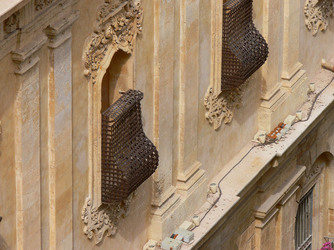 IL BAROCCO DI NOTO in Sicilia panoramiche e particolari. Fotografie di Giulio Azzarello &copy;2014.