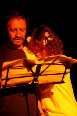 CLOCHARD uno spettacolo di e con Ludovico Caldarera. Fotografie di Giulio Azzarello &copy;2017.