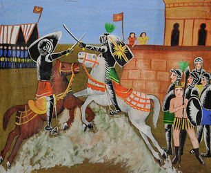 OPERA DEI PUPI dei maestri Mimmo e Nino Cuticchio. Fotografie di Giulio Azzarello &copy;2014.