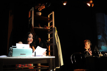 IL CABARET di Moschella Mul&egrave; attori e registi siciliani italiani. Foto di Giulio Azzarello &copy;2014.