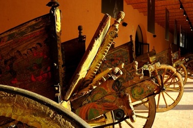 MUSEO DEL CARRETTO SICILIANO D Aumale. Fotografie di Giulio Azzarello &copy;2018.