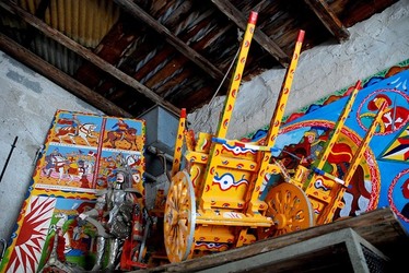 CARRETTO tipico siciliano palermitano. Fotografie di Giulio Azzarello &copy;2014.