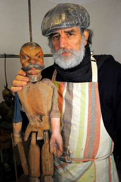 MIMMO CUTICCHIO puparo siciliano ritratti. Fotografie di Giulio Azzarello &copy;2014.