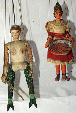 PUPI SICILIANI del 900 e dell 800. Collezione Cuticchio. Fotografie di Giulio Azzarello &copy;2014.