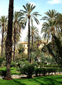 VILLA BONANNO a Palermo. Fotografie di Giulio Azzarello &copy;2016.