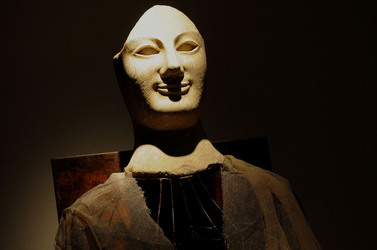 LA VENERE DI MORGANTINA e il suo ritorno dagli USA al museo archeologico di Aidone. Fotografie di Giulio Azzarello &copy;2014.