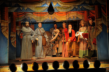 SAN FRANCESCO all Opera dei Pupi di Mimmo Cuticchio. Ogni momento fotografie di Giulio Azzarello &copy;2014.