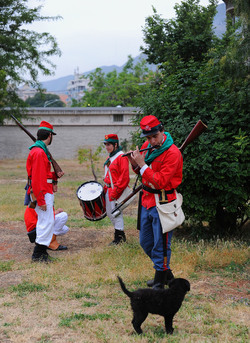LA BATTAGLIA DI PONTE AMMIRAGLIO a Palermo lo sbarco dei mille . Fotografie di Giulio Azzarello &copy;2014.