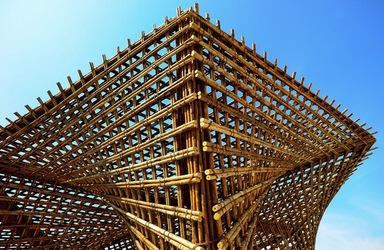 STRUTTURA di LEGNO BIENNALE di ARCHITETTURA di VENEZIA. Foto di G.Azzarello ©2018. STRUTTURA di LEGNO BIENNALE di ARCHITETTURA di VENEZIA. Foto di G.Azzarello ©2018.