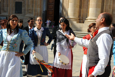 GRUPPO FOLK SICILIANO a Marsala. Fotografie di Giulio Azzarello &copy;2014.