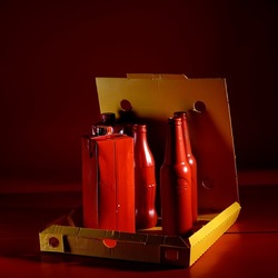 PIZZA ROSSA. Fotografia di Giulio Azzarello ©2023.