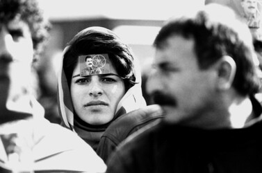 MANIFESTAZIONE per la pace nel curdistan turco. Fotografie di Giulio Azzarello &copy;2014.