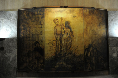 IL SACRARIO DI MARZABOTTO panoramiche e particolari. Fotografie di Giulio Azzarello &copy;2014.