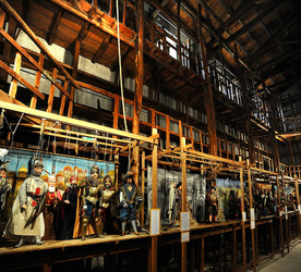 TRADIZIONI IN VIAGGIO mostra di pupi di Mimmo Cuticchio. Fotografie di Giulio Azzarello &copy;2014.