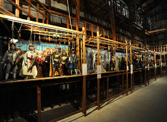 TRADIZIONI IN VIAGGIO mostra di pupi di Mimmo Cuticchio. Fotografie di Giulio Azzarello &copy;2014.