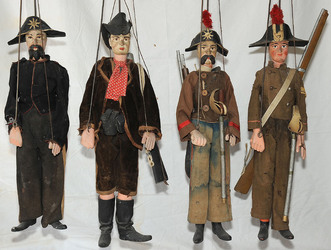 PUPI SICILIANI del 900 e dell 800. Collezione Cuticchio. Fotografie di Giulio Azzarello &copy;2014.