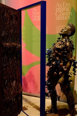 VENEZIA installazione nigeriana inizio Arsenale. Biennale Arch. Cont.. Fotografie di Giulio Azzarello &copy;2022.