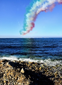 FRECCE TRICOLORE fotografie di Giulio Azzarello &copy;2018.