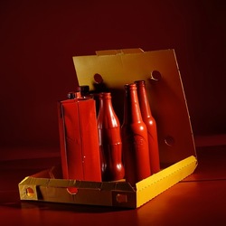 PIZZA ROSSA. Fotografia di Giulio Azzarello ©2023.