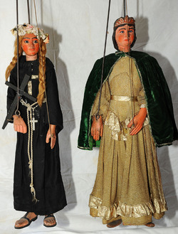 PUPI SICILIANI del 900 e dell 800. Collezione Cuticchio. Fotografie di Giulio Azzarello &copy;2014.