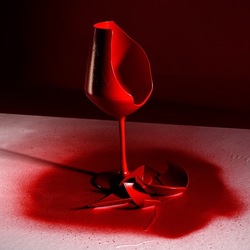 CALICE ROSSO. Fotografia di Giulio Azzarello &copy;2023.