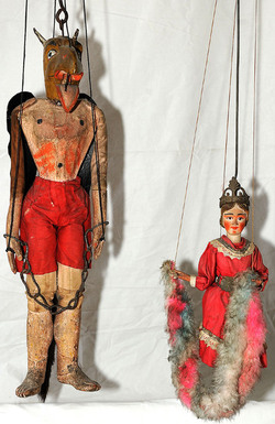 PUPI SICILIANI del 900 e dell 800. Collezione Cuticchio. Fotografie di Giulio Azzarello &copy;2014.