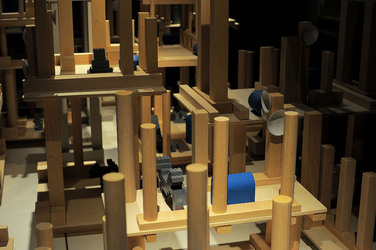 Mobile City installazione di Anne Clemence DeGrollee alla GAM di Palermo. Fotografie di Giulio Azzarello ©2017. Mobile City installazione di Anne Clemence DeGrollee alla GAM di Palermo. Fotografie di Giulio Azzarello ©2017.