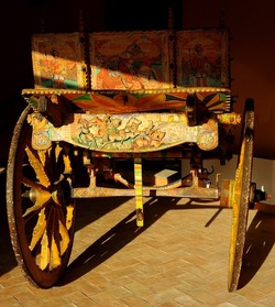 MUSEO DEL CARRETTO SICILIANO D Aumale. Fotografie di Giulio Azzarello &copy;2018.