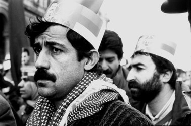 MANIFESTAZIONE per la pace nel curdistan turco. Fotografie di Giulio Azzarello &copy;2014.