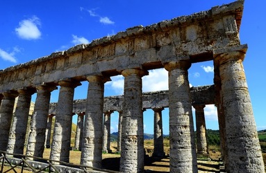 SEGESTA sito archeologico. Fotografie di Giulio Azzarello ©2018.